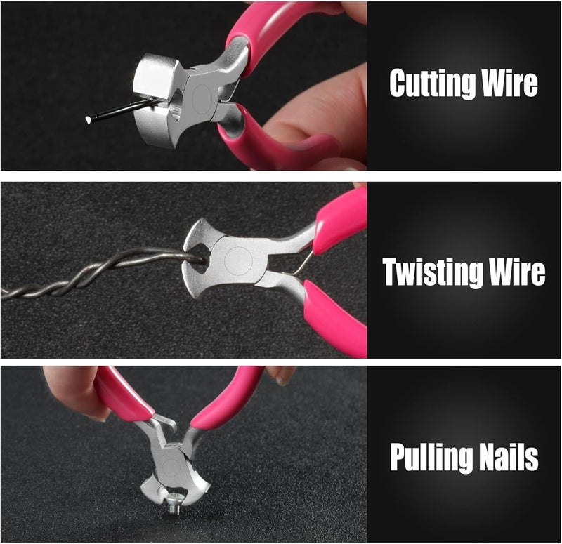 LEONTOOL 3 Inches End Cutting Pliers Mini End Nippers for Jewelry Making Mini Pliers for Jewelry Making Supplies - Image 3